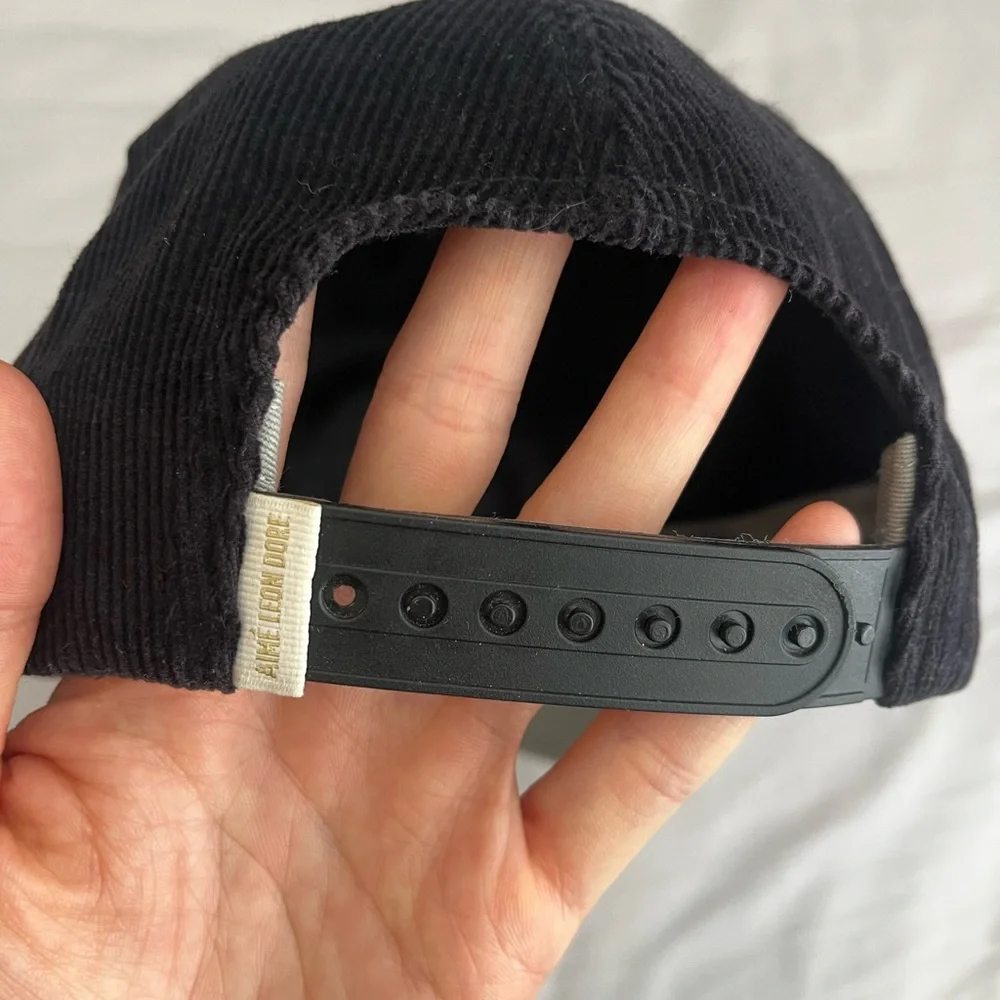 Aime Leon Dore Black Corduroy Snapback Hat - Picture 2 of 3